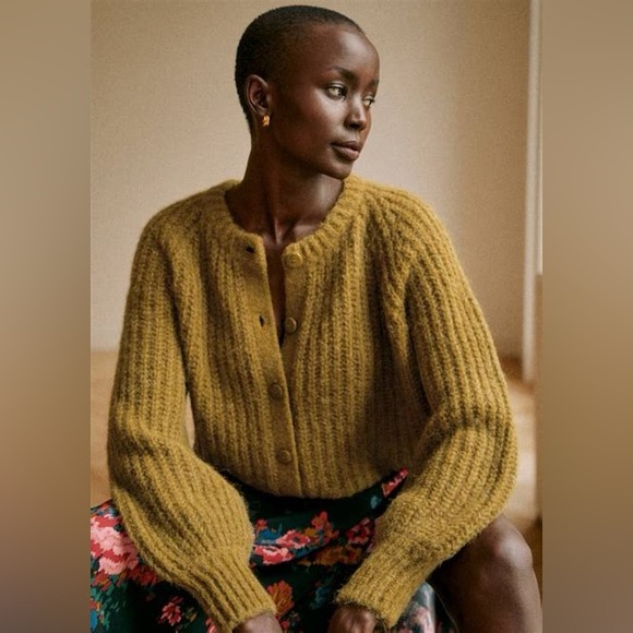 Sezane Sweaters - Sezane Emile Cardigan Size M | olive